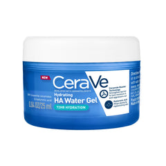 CeraVe HA Water Gel with Hyaluronic Acid, Ceramides & Niacinamide for Plumpy hydration | Oil-free gel moisturizer | 3 sec fast absorption | Dermat recommended for Women & Men | 25 ml