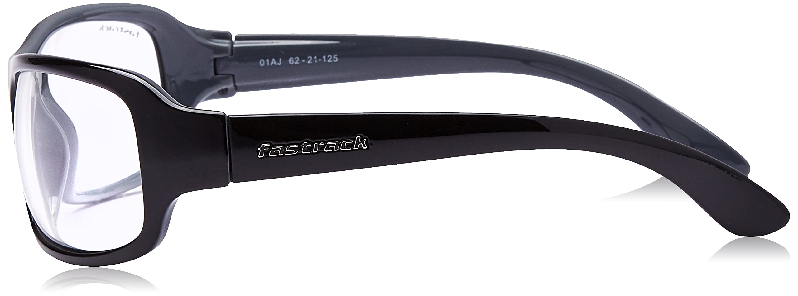 Fastrack Men's 100% UV protected White Lens Sporty Sunglasses - Medium - Apparel from Fastrack - Shop in Sri Lanka at Arcade.lk