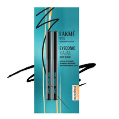 LAKMÉ Eyeconic Black Kajal 0.35 g (Combo Pack of 2) Matte Kohl Liner in a Twist Up Pencil - Waterproof, Smudge Proof & Long Lasting Eye Makeup - Kajal & Kohls from LAKMÉ - Shop in Sri Lanka at Arcade.lk