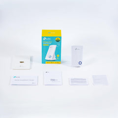 TP-Link TL-WA850RE N300 Wireless Range Extender, Broadband/Wi-Fi Extender, Wi-Fi Booster/Hotspot with 1 Ethernet Port, Plug and Play, Built-in Access Point Mode