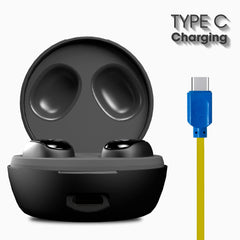 ZEBRONICS ZEB-SOUND BOMB 1 TWS Earbuds with BT5.0, Up to 12H Playback, Touch Controls, Voice Assistant, Splash Proof with Type C Portable Charging Case (Black) - Electronics from ZEBRONICS - Shop in Sri Lanka at Arcade.lk