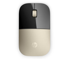 HP Z3700 Wireless Optical Mouse with USB receiver and 2.4GHz Wireless Connection/ 1200DPI / 16 months Long Battery Life /Ambidextrous and Slim Design (Modern Gold)