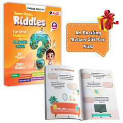 Riddles Book For Kids | 200+ Theme Based Riddles Book For 4+ Years Old | English Interactive Brain Teasing Riddle Activity Book For Growing Kids [Paperback] PW (PW )