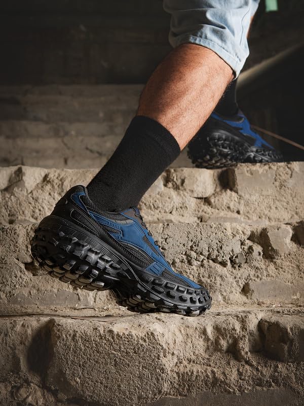 Bacca Bucci Colossus Men's Chunky All-Terrain Sneakers with Rugged Outsole & Ortholite Insole | Outdoor Trail Walking Shoes | Breathable Mesh & Synthetic Uppers