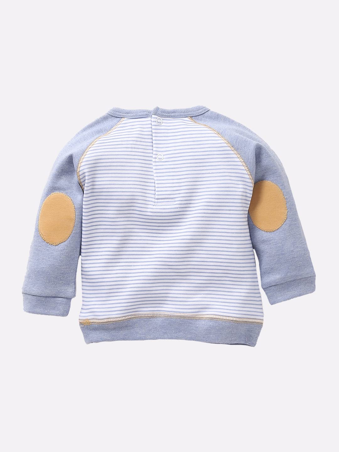 BABY GO Full Sleeve Cotton Baby Dress Regular T shirts Pant with Set (3-6M)