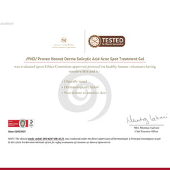 /PHD/ Salicylic Acid Acne Spot Treatment Gel 10g | Fast-Acting Pimple Remover & Acne Spot Corrector | Clear Gel with Peptazin™ Complex | Alternative to Pimple Patches