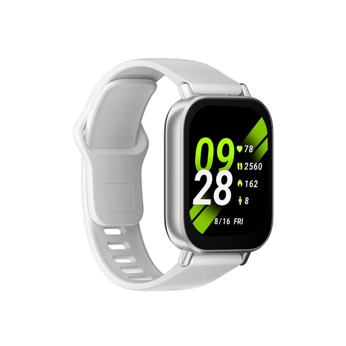 Redmi Watch 5 Active, 2" Display, Metal Body, 18 Day Battery, Bluetooth Calling, Advanced AI Noise Cancellation, Alexa, Silver