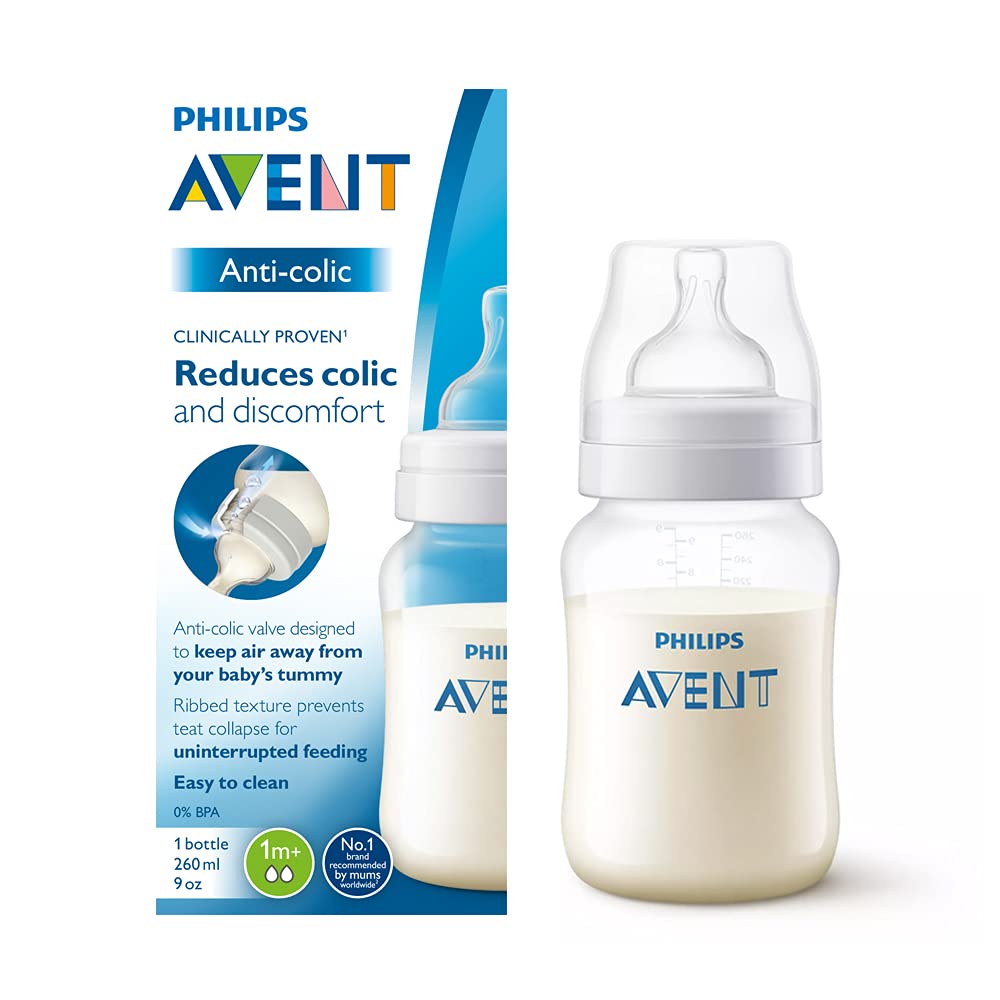 Philips Avent Anti Colic Bottle 260ml (Single Pack,White) - Baby Product from Philips Avent - Shop in Sri Lanka at Arcade.lk