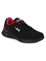 Campus Women's Cristy Running Shoes BLK/Rani - 6UK