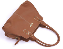 Keywest Women's Pheonix Satchel Tote Handbag for Women | Ladies purse | Stylish Shoulder Bag | Gift For Woman | Tan