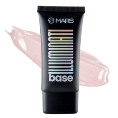 MARS Illuminati Base Dewy Primer with Highlighter | Glowy Dewy Primer for Face Makeup | Natural Finish (45ml) (PINK)