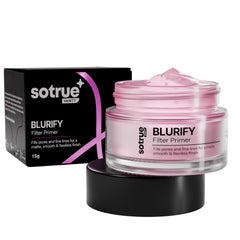 Sotrue Blurify Filter Face Primer | Instantly Blurs Fine Lines, Wrinkles & Pores | Hydrating, Lightweight & Non-Sticky | For Flawless & Smooth Makeup Base | Cruelty-Free - 15gm