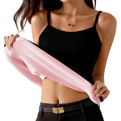 PALAY® Womens Thermal Tank Top Thick Fleece Lined Shirts Winter Underwear Vest Outdoor Tops Camisole Fleece Shirts Warm Vest