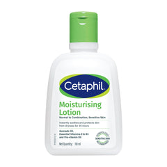 Cetaphil Moisturising Lotion 118 ml for Dry to Normal & Sensitive Skin | 48H Hydration with Niacinamide, Panthenol & Glycerin | Fragrance-Free, Non-Greasy, Dermatologist Recommended, For Face and Body