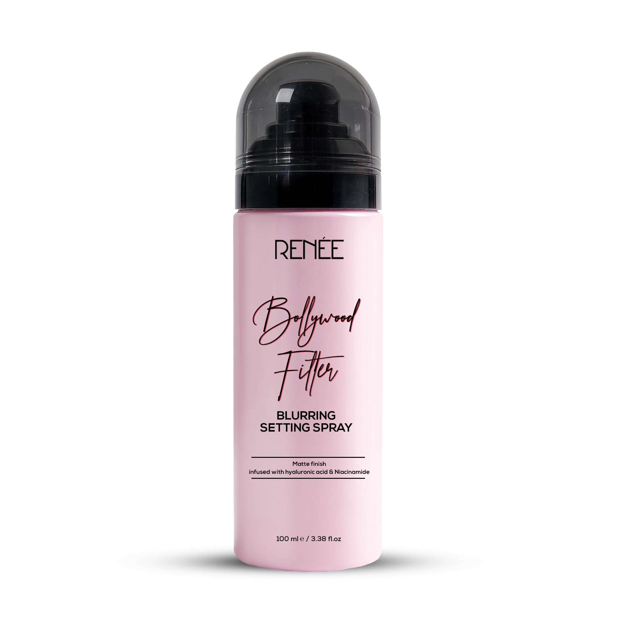 RENEE Bollywood Filter Blurring Setting Spray for Face Makeup, Matte Finish & Pore Blur Effect with Niacinamide & Hyaluronic Acid, Long Lasting Makeup Fixer & Shine Control, Fine Mist 100ml