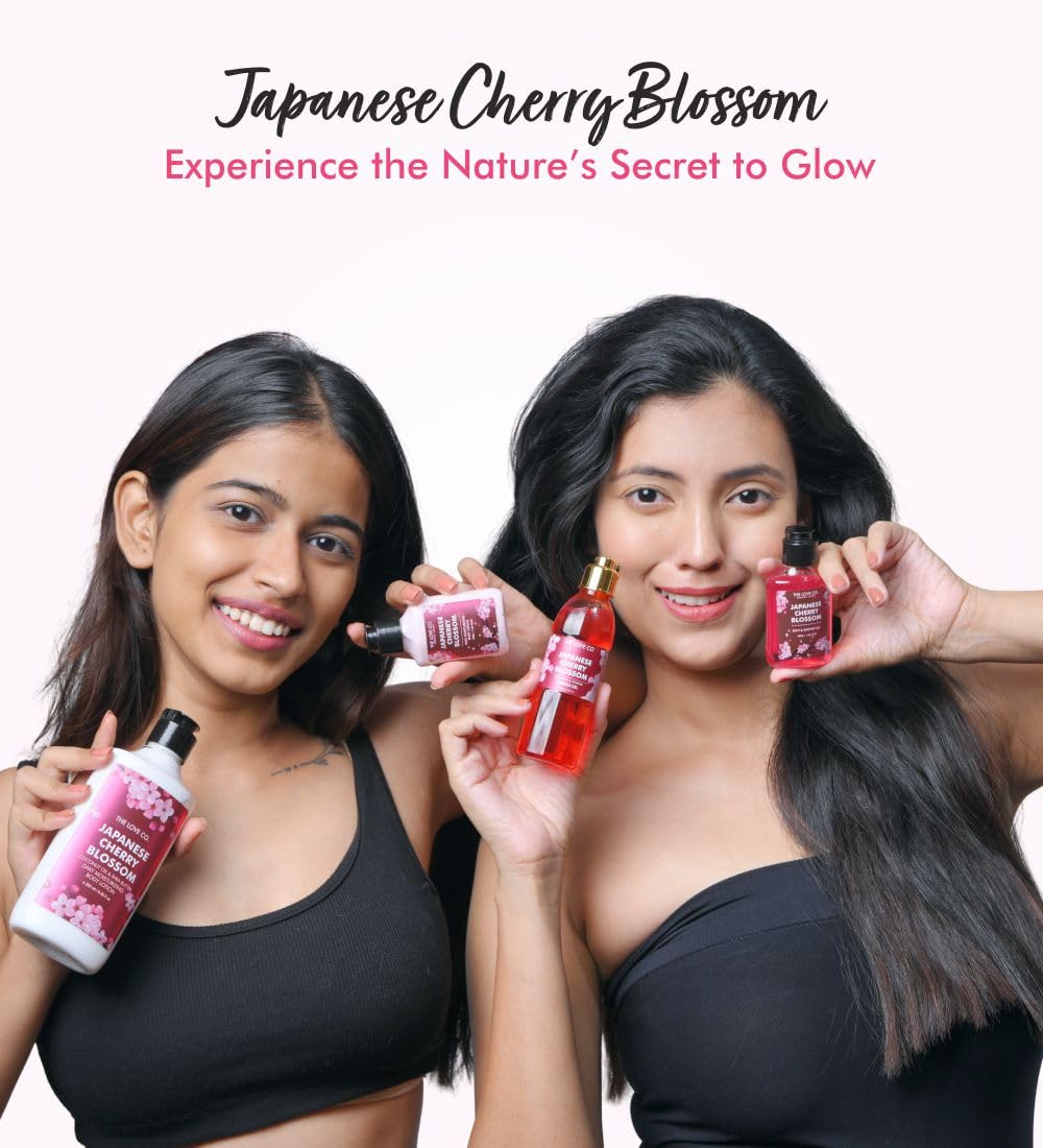 The Love Co Japanese Cherry Blossom Hand Cream | Ultra Moisturizing With Shea Butter | Non-Greasy & Lightweight | | Travel Friendly | 30g