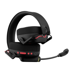 daWg HeadBug G60 Lightweight Wireless Gaming Headphones, 20ms Ultra Low Latency (2.4GHz), Bluetooth v5.4, 40mm Neodymium Drivers, Crystal Clear Mic, Soft Leatherlite Headband, for PS5, PS4, PC, Mobile