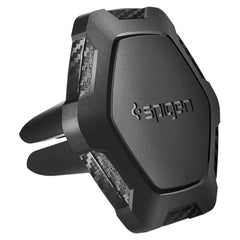 Spigen Air Vent Car Mobile Holder [Strong Magnet][Compact Design][Stable Hold][Metal Plate Included] Compatible with Most Smartphone Devices - Black