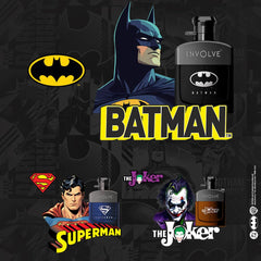 Involve Your Senses Batman Car Perfume Spray with 3 Hanging Cards | DC OFFICIAL MERCHANDISE from Warner Bros | Strong Aquatic Notes - WBSPRO1-50ml | Car Freshener