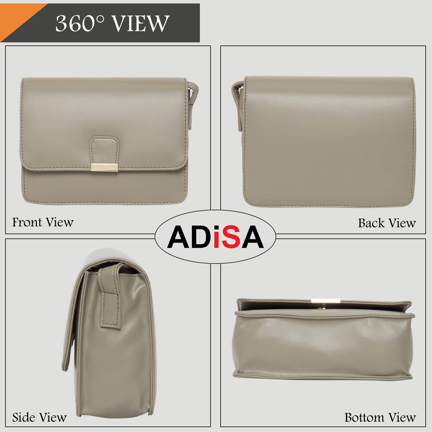 ADISA Women's Sling Bag (Olive Green)