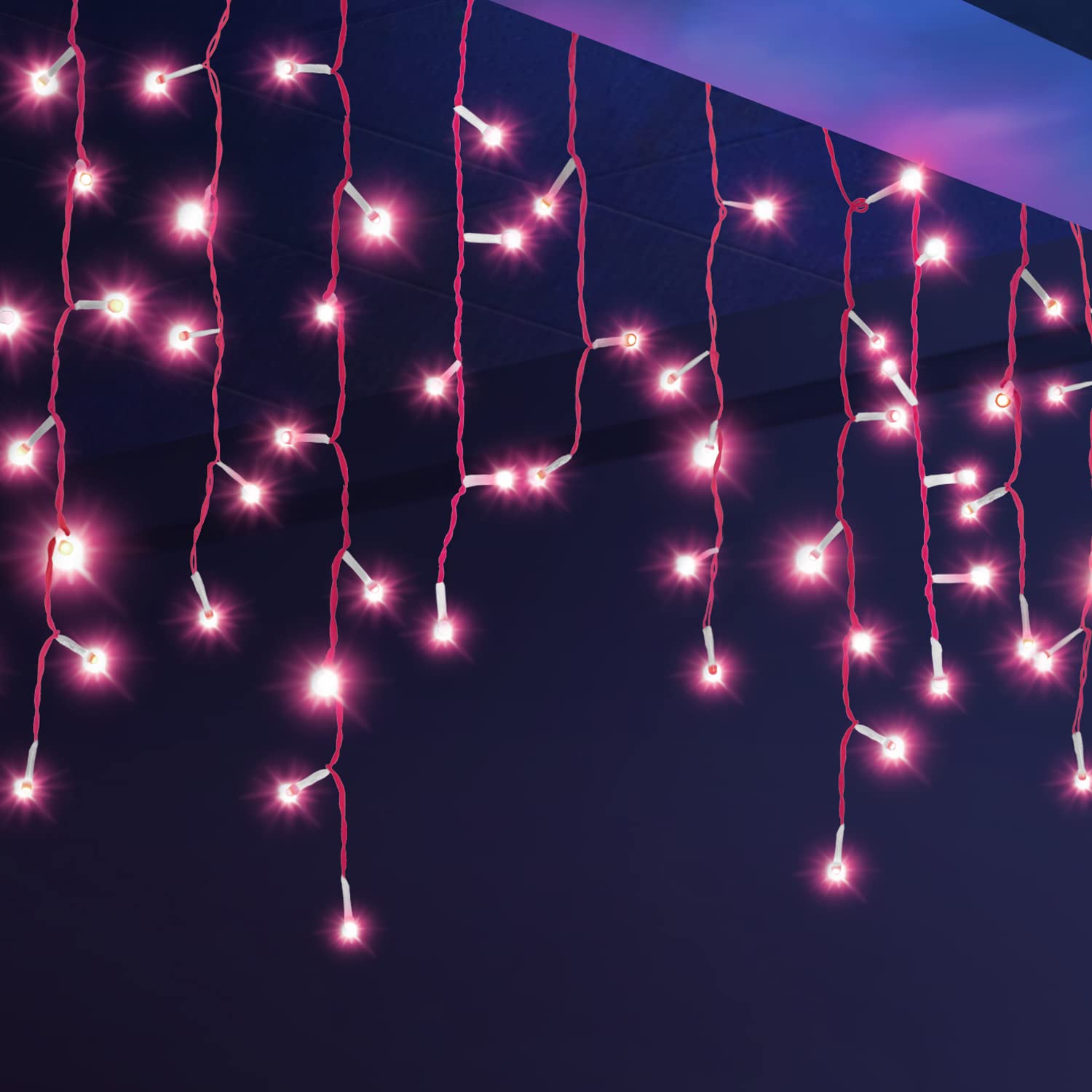 PHILIPS Starlit 12 Meter 72 LEDs String Light for Decoration | Festival LED String Light for Diwali, Christmas and Home Decoration| Pink