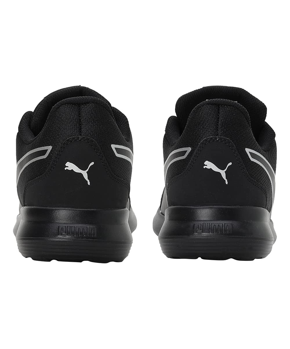 Puma mens Dazzler Black-Silver Running Shoe - 7 UK (39178201)