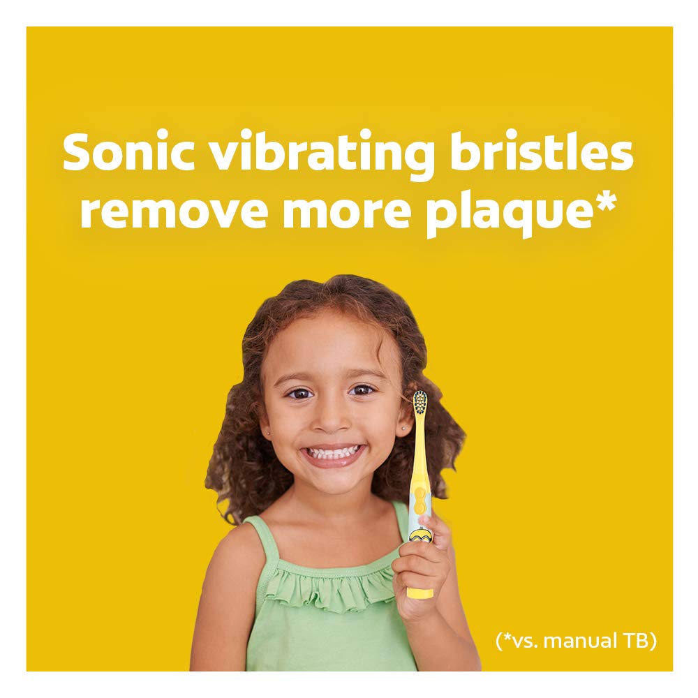 Colgate Kids Minions Battery Powered Toothbrush,Pack of 1
