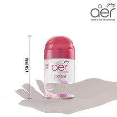 Godrej aer Matic Automatic Room Fresheners Refill Pack | Petal Crush Pink | 2000 Sprays Guaranteed | Lasts up to 60 days (210ml)