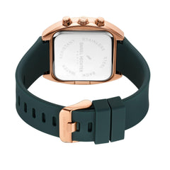 Daniel Hechter Paris Bercy Collection Modern Multi Functional Watch for Men with Square Dial and Silicon Band-DHM1001