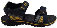 Bata Men's Velcro Sandals, Yellow
