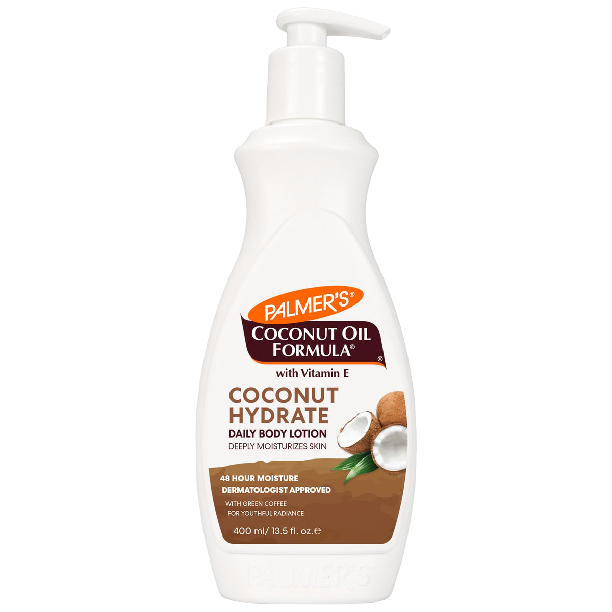 Palmer's Coconut Oil Body Lotion with Green Coffee Extract For Deep Moisturization, Radiant & Healthy Looking Skin - 400ml