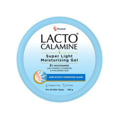 Lacto Calamine Super Light Moisturizer for Face | 150g | Moisturiser for Oily Skin with Niacinamide, Hyaluronic Acid | 300% Instant Hydration, 90% Stronger Moisture Barrier