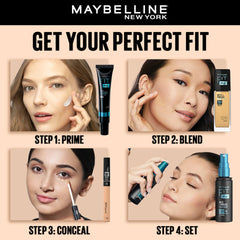Maybelline New York Liquid Foundation,Medium Oily Matte Finish, With SPF, Absorbs Oil, Fit Me Matte + Poreless, 120 Classic Ivory, 30ml