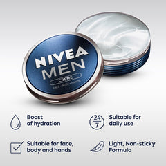 NIVEA MEN Moisturiser Cream, 75ml