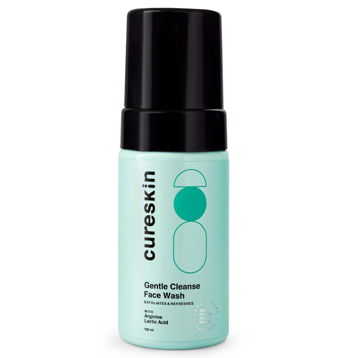 Cureskin Gentle Cleanse Brightening Face Wash with Lactic Acid AHA Foam Face Wash for Women and Men | Face Wash for Men and Women, 100 ml (Pack of 1)