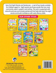 Very First Sight Words Sentences Level - 1 Book for Kids Age 4 -8 years
