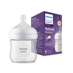 Philips Avent Natural Response Baby Feeding Bottle - 125ml Baby Milk Bottle for Newborns and Up, BPA Free, 0+ Months (Model SCY900/01) - Baby Product from Philips Avent - Shop in Sri Lanka at Arcade.lk