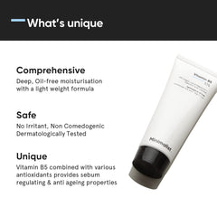 Minimalist Vitamin B5 10% Oil-Free Moisturizer for Face, Lightweight Gel Moisturizer for Oily & Combination Skin, Barrier Repair Face Cream with Glycerine 100gm | Glammy.lk