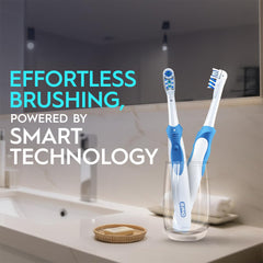 Oral B ORIGINAL Cross Action Battery Toothbrush Replacement Brush Heads [10X POWERFUL THAN COMPATIBLE PRODUCTS], Soft Bristles, 2 Refills