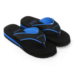 DOCTOR EXTRA SOFT Care Diabetic Orthopedic Pregnancy Flat Super Comfort Dr Flipflops and House Slippers For Women's and Girl's D-18-Black Blue-3 UK