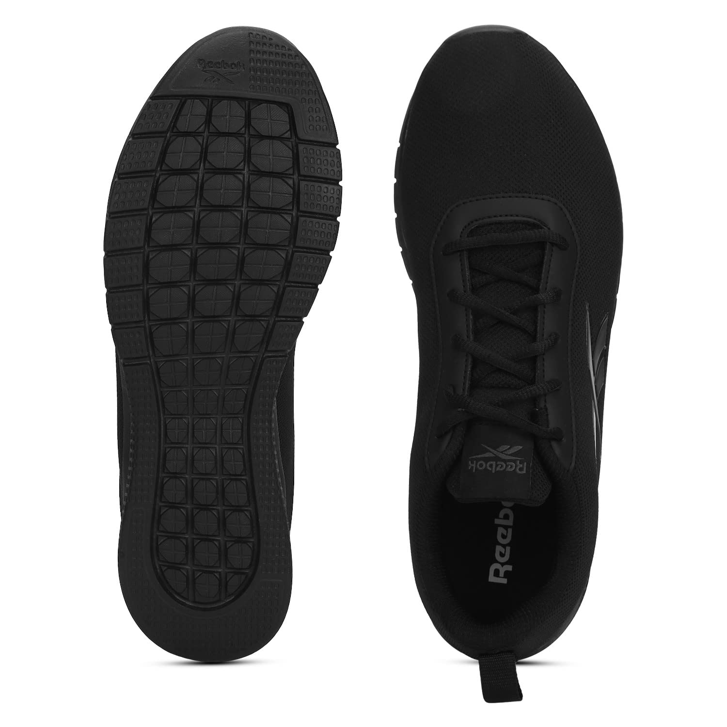 Reebok Men Stride Runner Running Shoes All Black 10