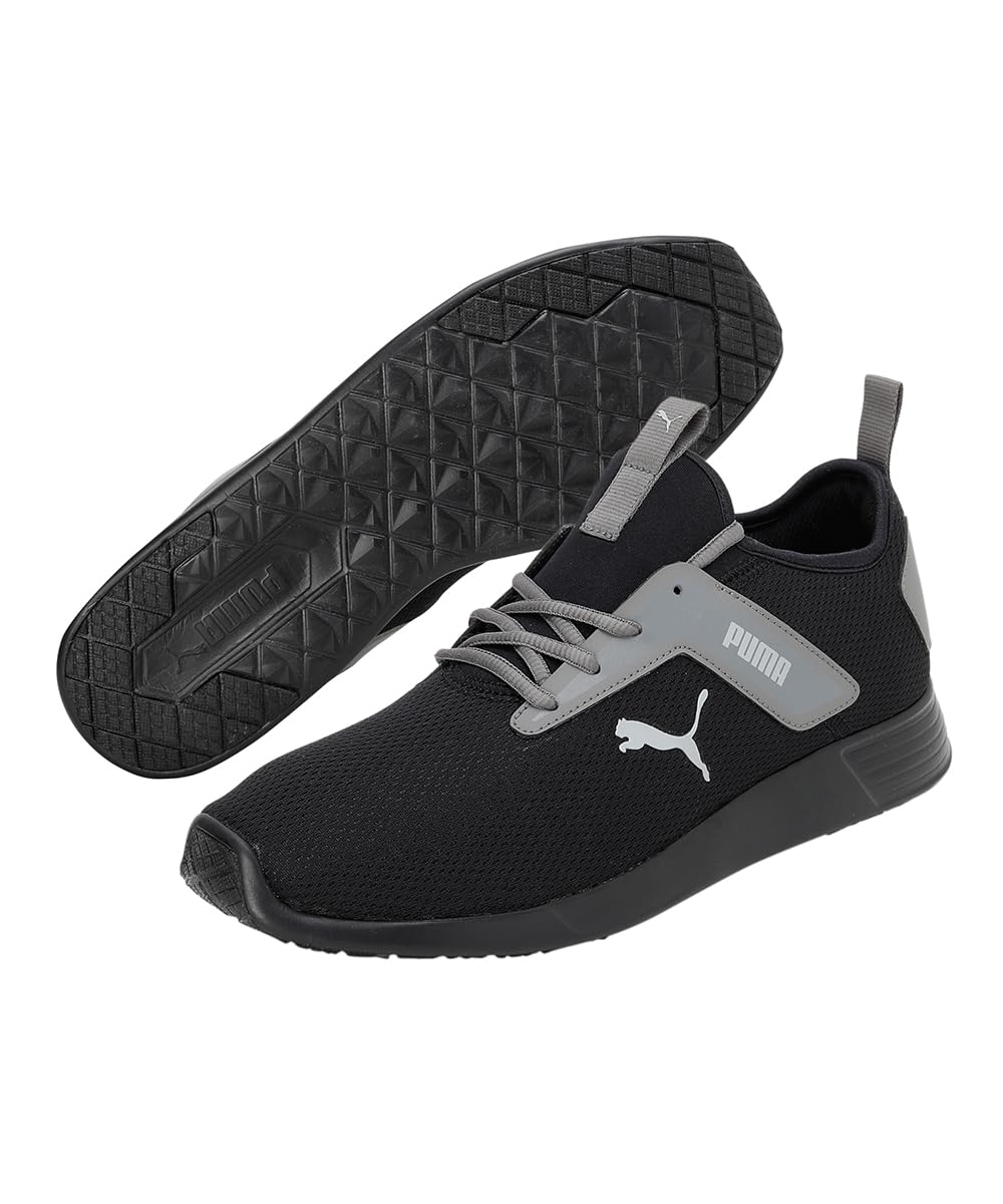 Puma Mens Static Black-CASTLEROCK-Harbor Mist Sneaker - Shoes from Puma - Shop in Sri Lanka at Arcade.lk