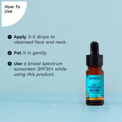 Pilgrim 2% Salicylic Acid Face Serum Anti-Acne | Fights Active Acne & Pimples | Reduces Blackheads,Oiliness, Excess Oil & Bumpy Texture | BHA Based Exfoliant | For Women and Men I10 ml