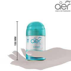 Godrej aer Matic Automatic Room Fresheners Refill Pack | Cool Surf Blue | 2000 Sprays Guaranteed | Lasts up to 60 days (210ml)