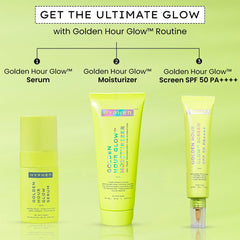 Hyphen Golden Hour Glow Sunscreen Spf 50 Pa++++ Dewy Glow & Bright Skin| Vitamin C Rich-10% Kakadu Plum & Peptides | 40G