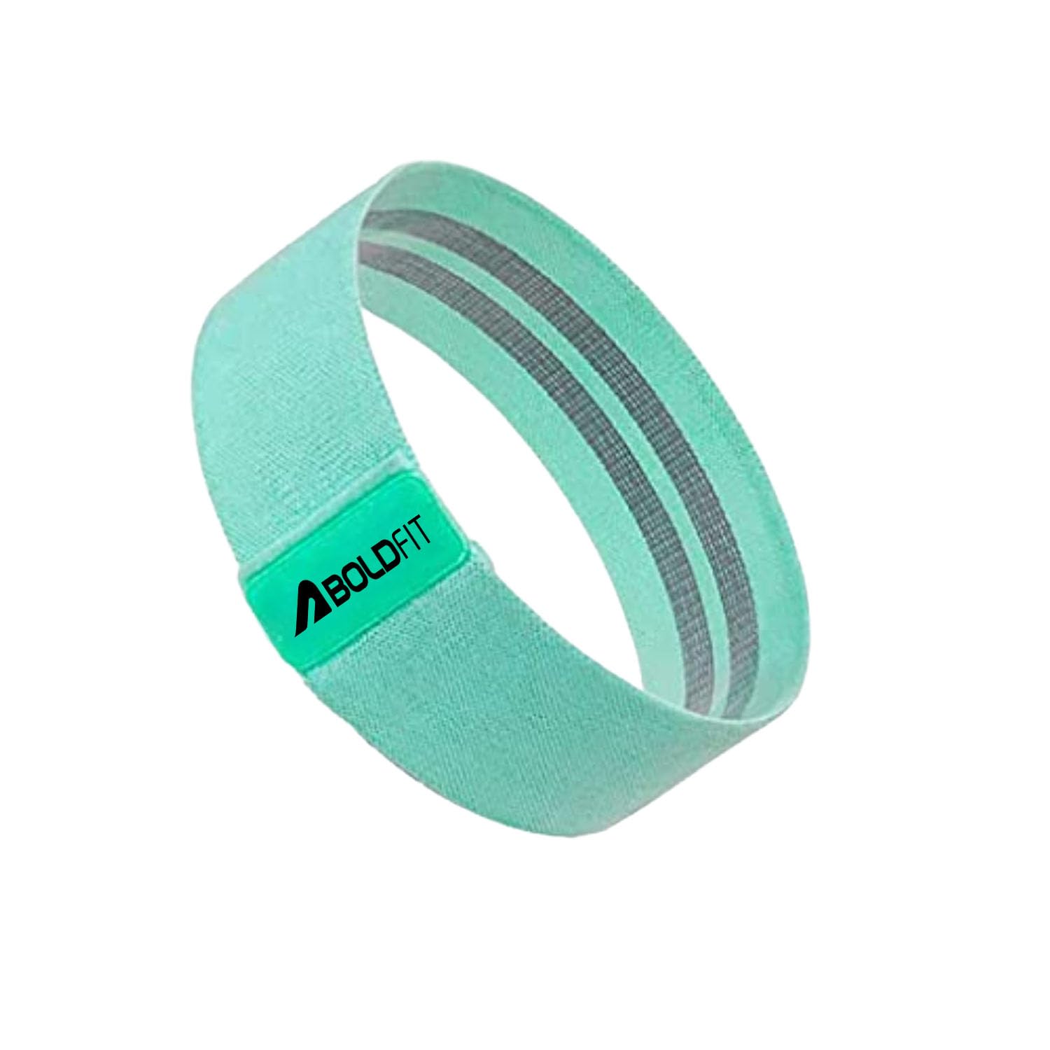 Boldfit Fabric Resistance Band - Loop Hip Band for Women & Men for Hip, Legs, Stretching, Toning Workout. Mini Loop Booty Bands for Glutes, Squats Exercise Usable in-Home & Gym. (Light Green)