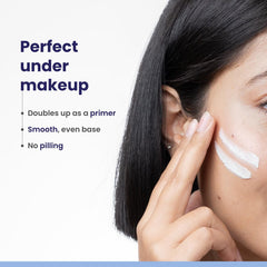 RE' EQUIL Ultra Matte Dry Touch Sunscreen | SPF 50 PA++++ | Water & Sweat Resistant | No White Cast, Non-Greasy & Non-Comedogenic | For All Skin Types | 50G