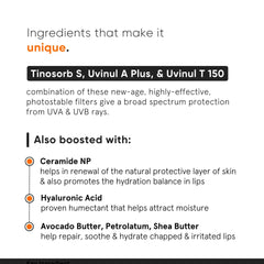 Minimalist Spf 30 Lip Balm With Ceramides & Hyaluronic Acid | Lip Protection & Nourishment | For Women & Men | 8 Gm, Off White