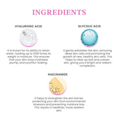 O3+ Bridal Facial Kit for Radiant & Glowing Skin with Hyaluronic Acid, Glycolic Acid and Niacinamide - Ideal for All Skin Types (66g+75ml)