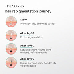 Arata Anti Grey Hair & Beard Serum with 2% MelanoGray, 1.5% Silverfree, 1% Arcolys | Boosts Melanin Production | Promotes Natural Pigmentation | Reduces Grey Hair | 30ml